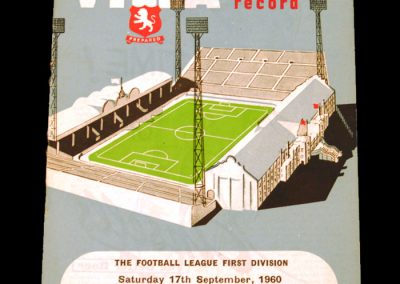 Aston Villa v Manchester United 17.09.1960