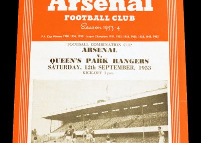 Queens Park Rangers v Arsenal 12.09.1953