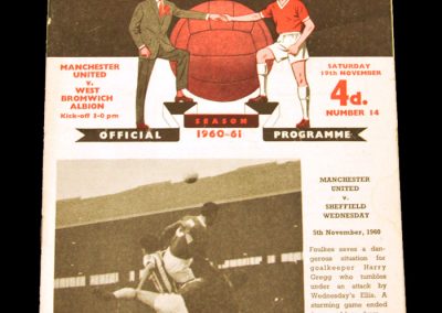West Bromwich Albion v Manchester United 19.11.1960