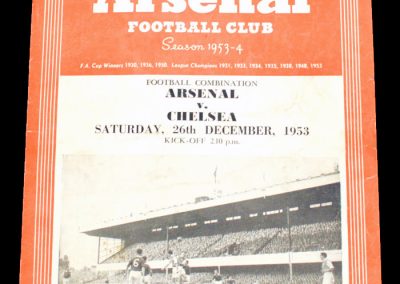 Chelsea v Arsenal 26.12.1953