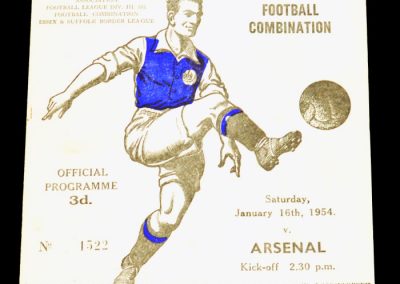 Ipswich Town v Arsenal 16.01.1954