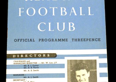 Reading FC v Arsenal 23.01.1954