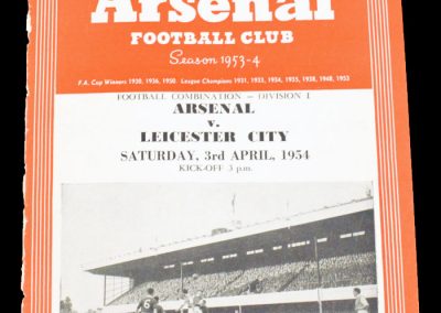 Leicester City v Arsenal 03.04.1954