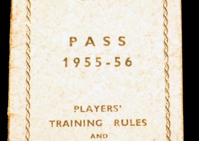 Players Pass Workington AFC 1955 - 1956