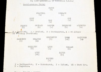 Hertfordshire v Essex 02.04.1955