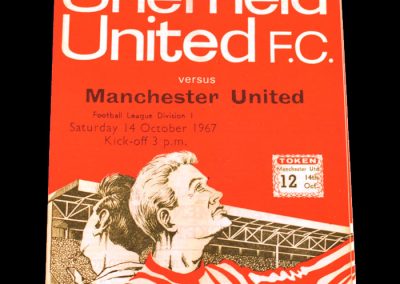Sheffield United v Manchester United 14.10.1967