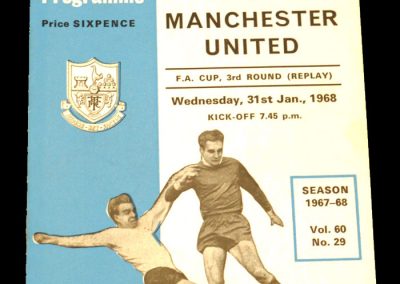 Tottenham Hotspur v Manchester United 31.01.1968 | FA Cup 3rd Round Replay