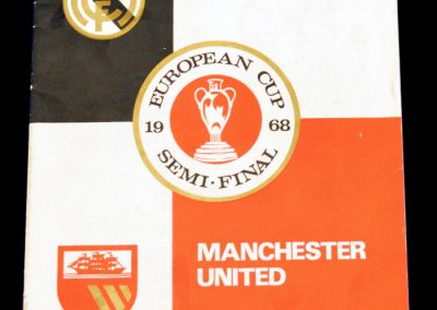 Real Madrid v Manchester United 15.05.1968 | Euro Champions Cup Semi Final 2