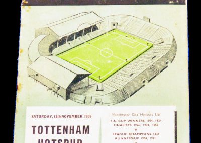Tottenham Hotspur v Manchester City 12.11.1955
