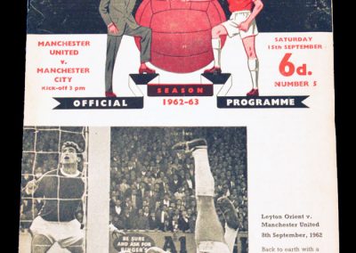 Manchester United v Manchester City 15.09.1962