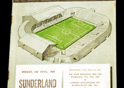 Sunderland v Manchester City 02.04.1956