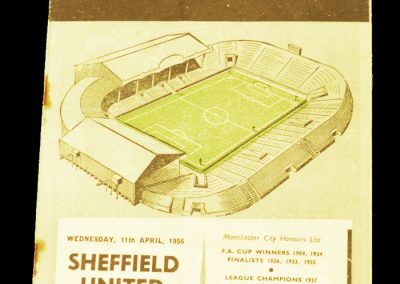 Sheffield United v Manchester City 11.04.1956