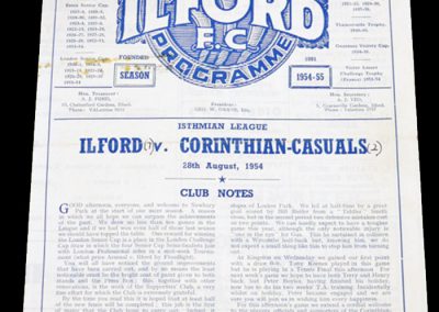 Ilford v Corinthian-Casuals 28.08.1954