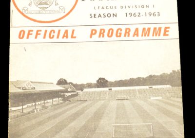 Fulham FC v Manchester City 24.11.1962