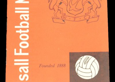 Walsall v Manchester City 06.03.1963 | FA Cup 3rd Round
