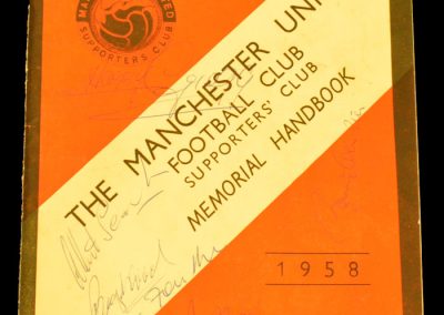 Manchester United Supporter's Handbook 1958