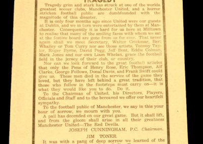 Shamrock Rovers v Bohemians 09.02.1958