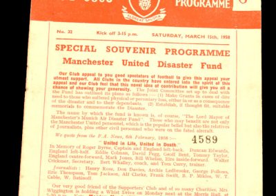 Shrewsbury Town v Southend 15.03.1958