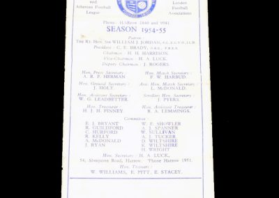 Wealdstone v Wycombe 01.01.1955 | FA Cup 1st Round Replay