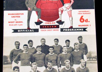 West Bromwich Albion v Manchester United 18.08.1962
