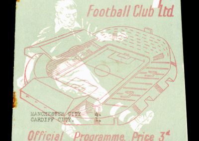 Man City v Cardiff City 05.02.1955