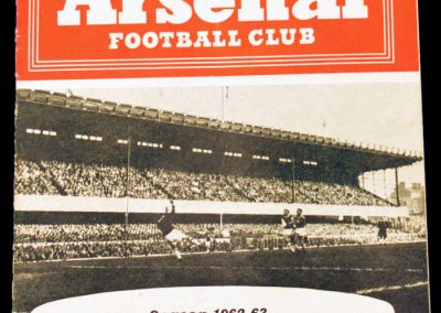 Arsenal v Manchester United 25.08.1962