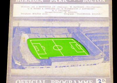 Bolton Wanderers v Manchester United 05.09.1962