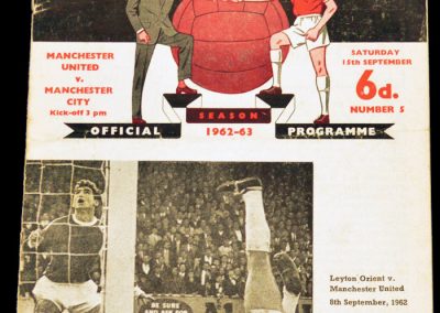 Manchester City v Manchester United 15.09.1962