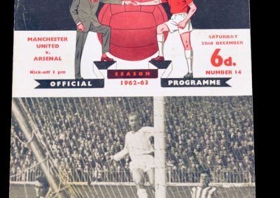 Arsenal v Manchester United 22.12.1962 | Abandoned