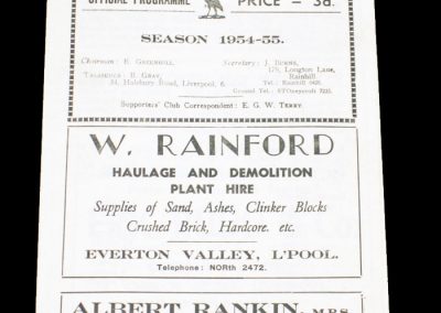 Liverpool City v Widnes 25.04.1955 | Rugby League