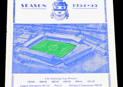 Blackburn Rovers v Bury 30.04.1955
