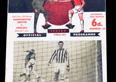 Chelsea v Manchester United 16.03.1963 | FA Cup 5th Round