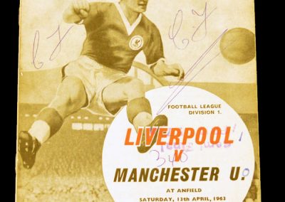 Liverpool v Manchester United 13.04.1963