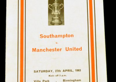 Southampton v Manchester United 27.04.1963 | FA Cup Semi Final
