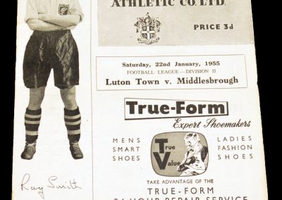 Luton Town v Middlesbrough 22.01.1955