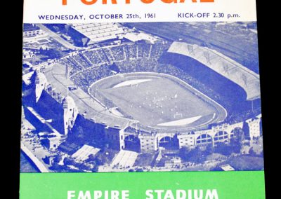 England v Portugal 25.10.1961