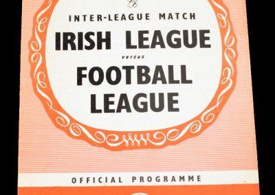 Irish League v English League 01.11.1961