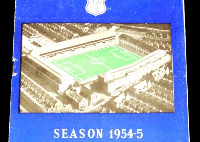 Everton FC v Manchester United 30.10.1954
