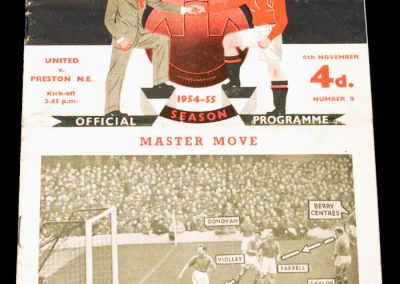 Preston North End v Manchester United 06.11.1954