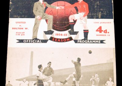 Bolton Wanderers v Manchester United 22.01.1955
