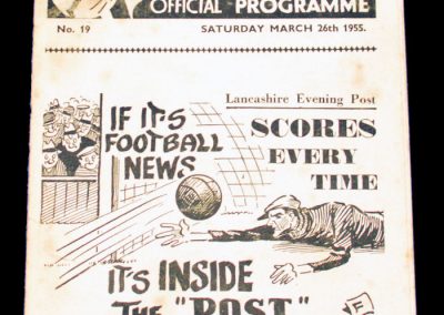 Preston North End v Manchester United 26.03.1955