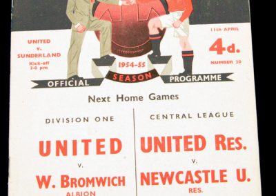 Sunderland v Manchester United 11.04.1955