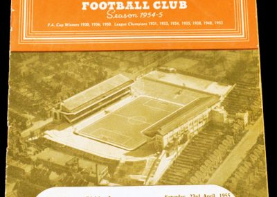 Arsenal v Manchester United 23.04.1955