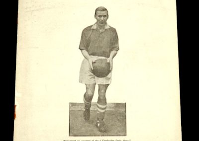 Cambridge United v International XI 19.03.1958