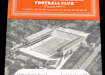 Coventry City v Arsenal 22.01.1955