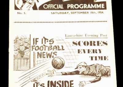Preston North End v Arsenal 18.09.1954