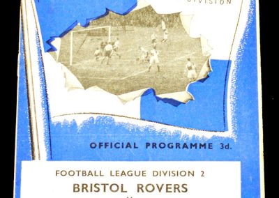 Bristol Rovers v Middlesbrough 25.11.1961