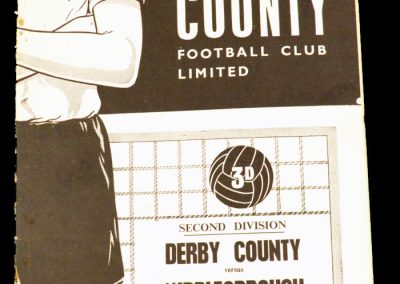 Derby County v Middlesbrough 16.12.1961