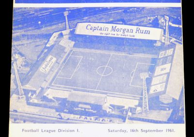 Cardiff City v Manchester United 16.09.1961