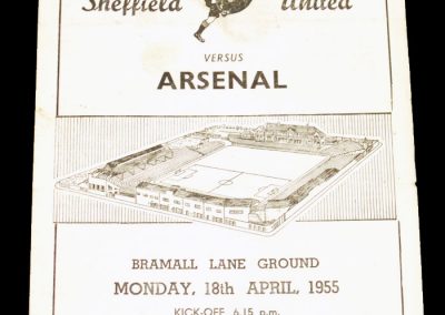 Sheffield United v Arsenal 18.04.1955